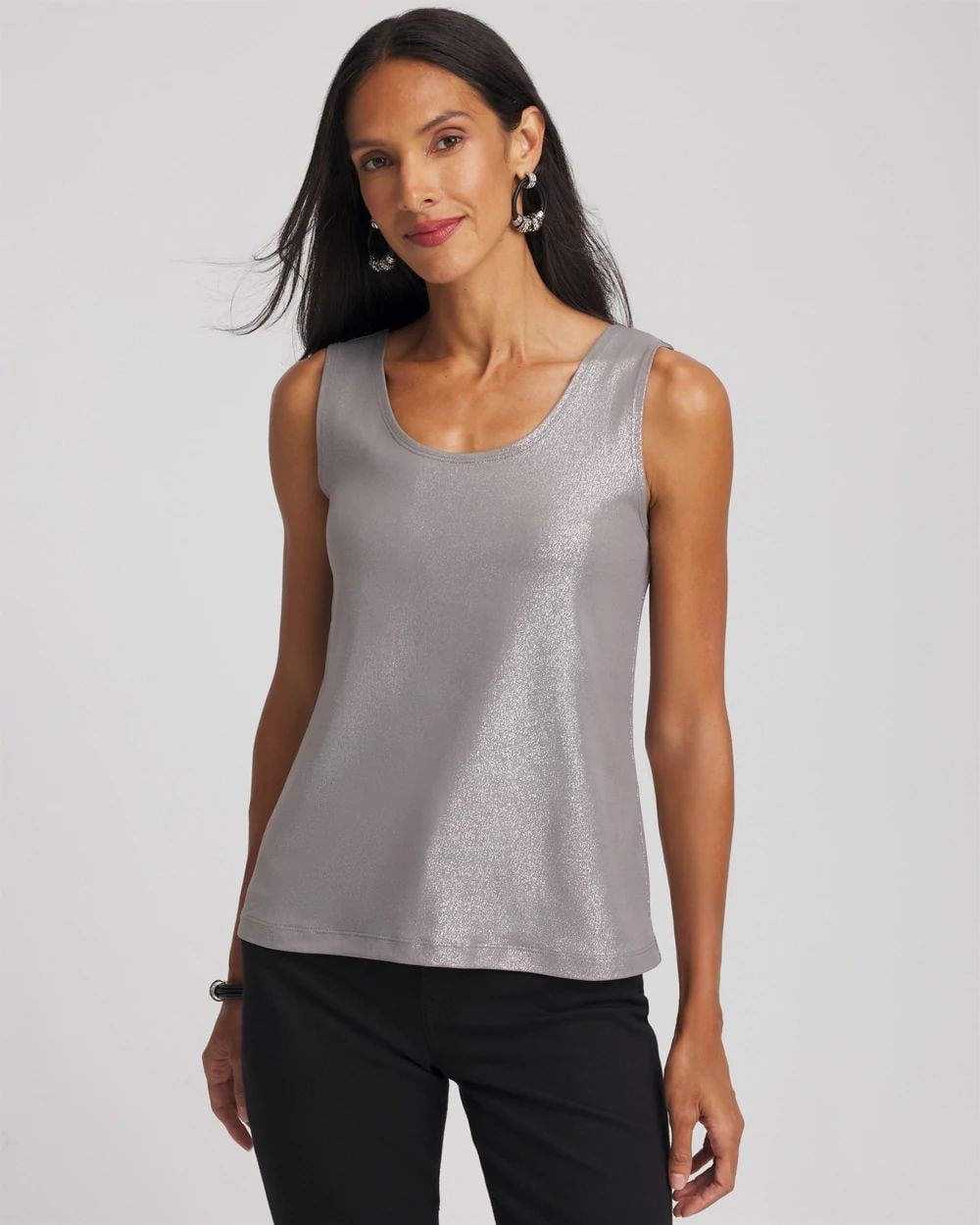 Foiled Microfiber Tank | Chico's